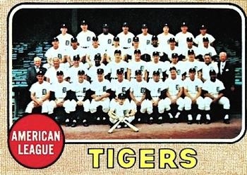 1968 Topps #528 Detroit Tigers Front