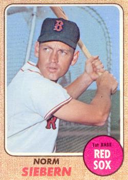 1968 Topps #537 Norm Siebern Front