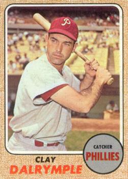 1968 Topps #567 Clay Dalrymple Front