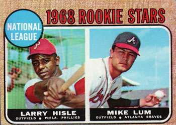 1968 Topps #579 National League 1968 Rookie Stars (Larry Hisle / Mike Lum) Front