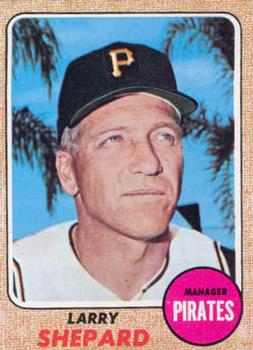 1968 Topps #584 Larry Shepard Front