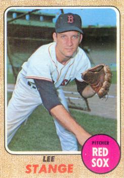 1968 Topps #593 Lee Stange Front