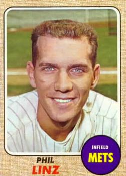 1968 Topps #594 Phil Linz Front