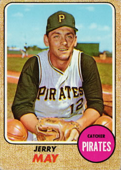 1968 Topps #598 Jerry May Front