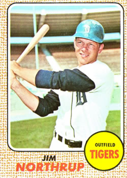 1968 Topps #78 Jim Northrup Front