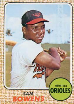 1968 Topps #82 Sam Bowens Front