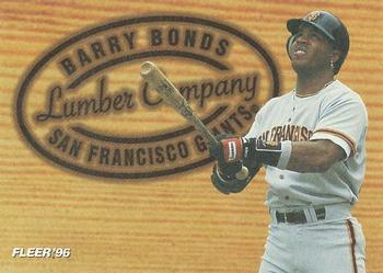 1996 Fleer - Lumber Company #3 Barry Bonds Front