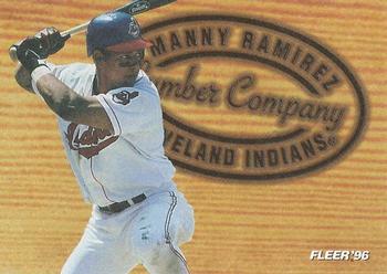1996 Fleer - Lumber Company #7 Manny Ramirez Front