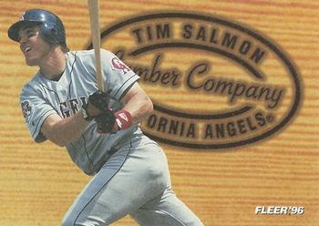 1996 Fleer - Lumber Company #8 Tim Salmon Front