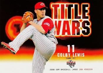 2008 BBM #720 Colby Lewis Front