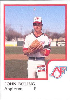 1986 ProCards Appleton Foxes #NNO John Boling Front