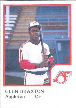 1986 ProCards Appleton Foxes #NNO Glenn Braxton Front