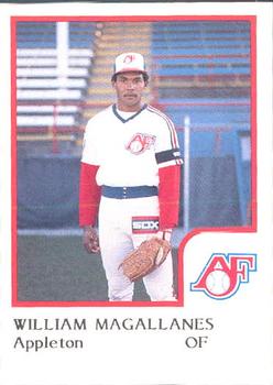 1986 ProCards Appleton Foxes #NNO William Magallanes Front
