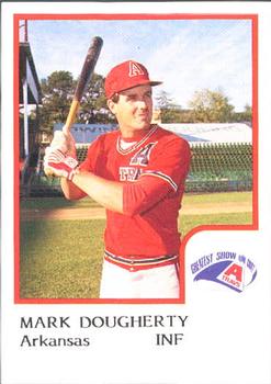 1986 ProCards Arkansas Travelers #6 Mark Dougherty Front