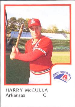 1986 ProCards Arkansas Travelers #14 Henry McCulla Front