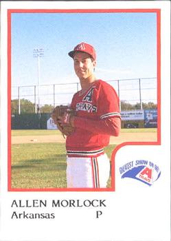 1986 ProCards Arkansas Travelers #16 Allen Morlock Front