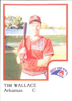 1986 ProCards Arkansas Travelers #25 Tim Wallace Front