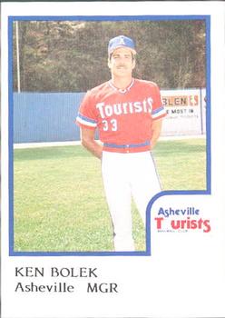 1986 ProCards Asheville Tourists #NNO Ken Bolek Front
