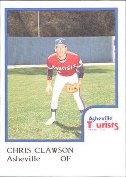 1986 ProCards Asheville Tourists #NNO Chris Clawson Front