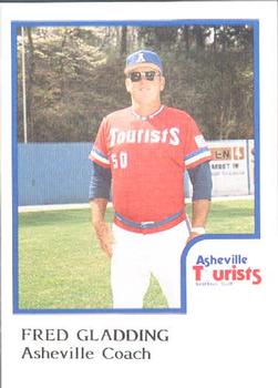 1986 ProCards Asheville Tourists #NNO Fred Gladding Front