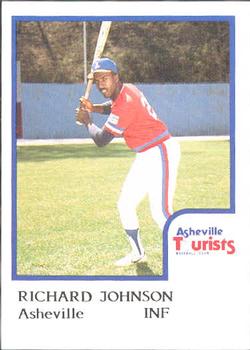 1986 ProCards Asheville Tourists #NNO Richard Johnson Front