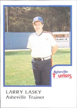 1986 ProCards Asheville Tourists #NNO Larry Lasky Front