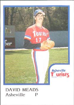1986 ProCards Asheville Tourists #NNO David Meads Front