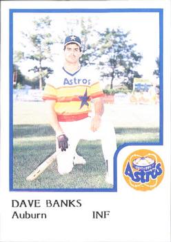 1986 ProCards Auburn Astros #2 Dave Banks Front