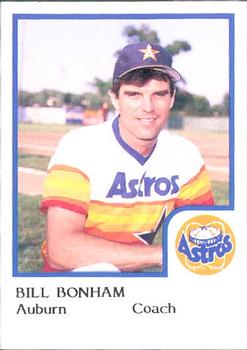 1986 ProCards Auburn Astros #5 Bill Bonham Front