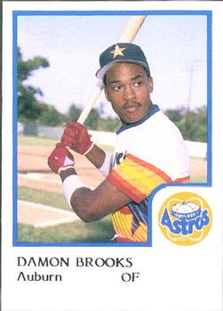 1986 ProCards Auburn Astros #6 Damon Brooks Front