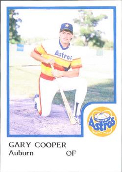 1986 ProCards Auburn Astros #7 Gary Cooper Front