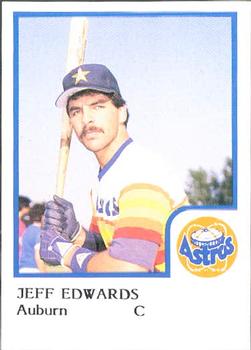 1986 ProCards Auburn Astros #8 Jeff Edwards Front
