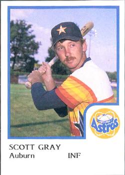 1986 ProCards Auburn Astros #10 Scott Gray Front