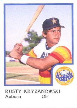 1986 ProCards Auburn Astros #15 Rusty Kryzanowski Front