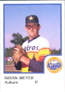 1986 ProCards Auburn Astros #16 Brian Meyer Front
