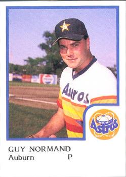 1986 ProCards Auburn Astros #17 Guy Normand Front