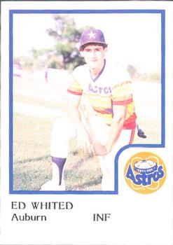 1986 ProCards Auburn Astros #27 Ed Whited Front