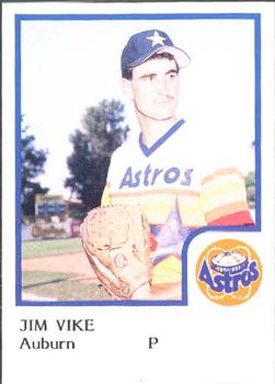 1986 ProCards Auburn Astros #25 Jim Vike Front