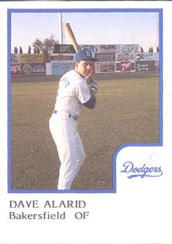 1986 ProCards Bakersfield Dodgers #NNO Dave Alarid Front