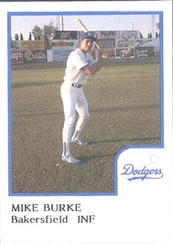 1986 ProCards Bakersfield Dodgers #NNO Mike Burke Front