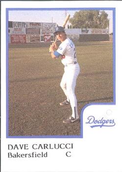 1986 ProCards Bakersfield Dodgers #NNO Dave Carlucci Front