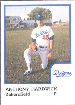 1986 ProCards Bakersfield Dodgers #NNO Anthony Hardwick Front