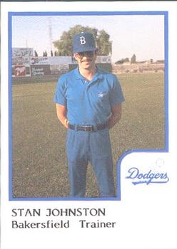 1986 ProCards Bakersfield Dodgers #NNO Stan Johnston Front
