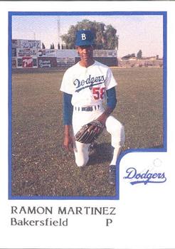 1986 ProCards Bakersfield Dodgers #NNO Ramon Martinez Front
