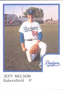 1986 ProCards Bakersfield Dodgers #NNO Jeff Nelson Front