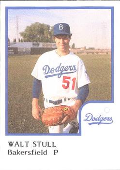 1986 ProCards Bakersfield Dodgers #NNO Walt Stull Front