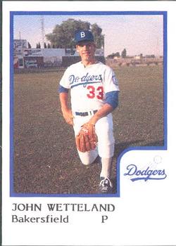 1986 ProCards Bakersfield Dodgers #NNO John Wetteland Front