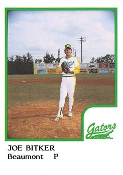1986 ProCards Beaumont Golden Gators #NNO Joe Bitker Front