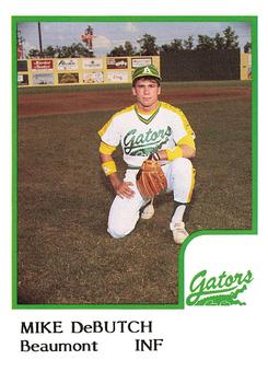 1986 ProCards Beaumont Golden Gators #NNO Mike Debutch Front