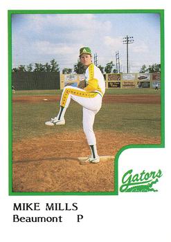 1986 ProCards Beaumont Golden Gators #NNO Mike Mills Front